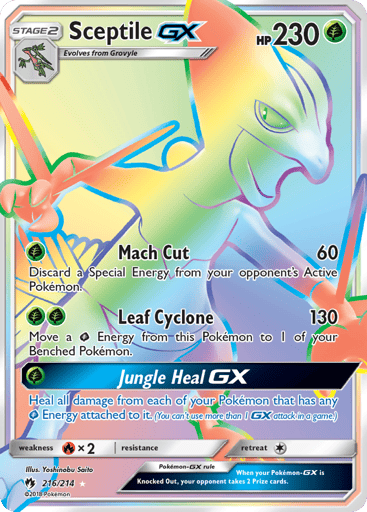 Sceptile-GX — Lost Thunder #216