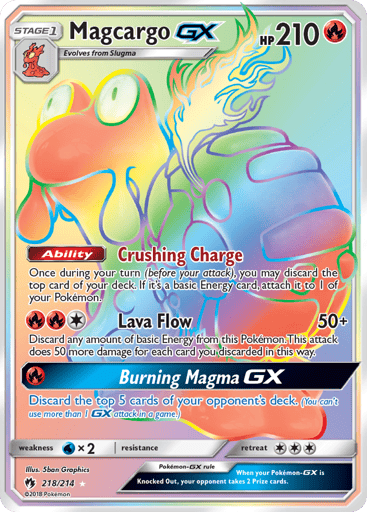 Magcargo-GX — Lost Thunder #218