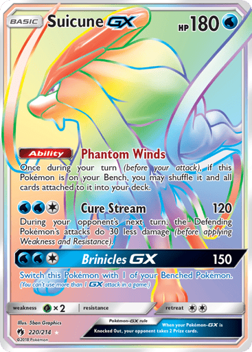 Suicune-GX — Lost Thunder #220