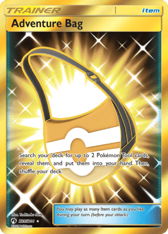 Gold Pokémon Cards — Adventure Bag