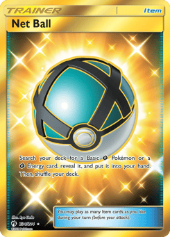 Gold Pokémon Cards — Net Ball