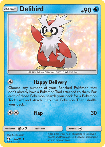 Delibird — Lost Thunder #57