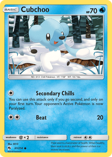 Cubchoo — Lost Thunder #61