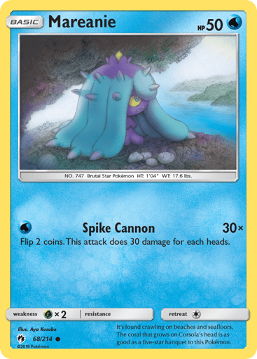 Mareanie — Lost Thunder #68
