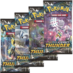 Lost Thunder Booster Pack Art Bundle (Set of 4)