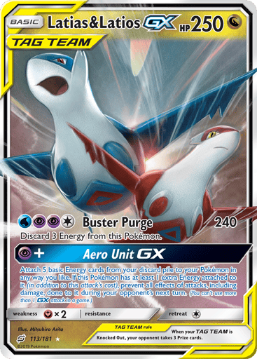 Latias & Latios-GX — Team Up #113