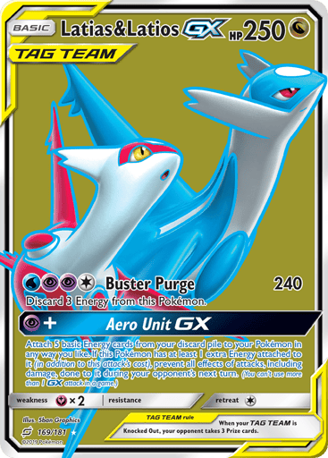 Latias & Latios-GX — Team Up #169