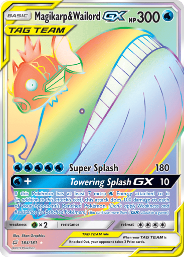 Magikarp & Wailord-GX — Team Up #183