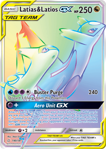 Latias & Latios-GX — Team Up #190