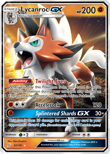 Lycanroc-GX — Team Up #82