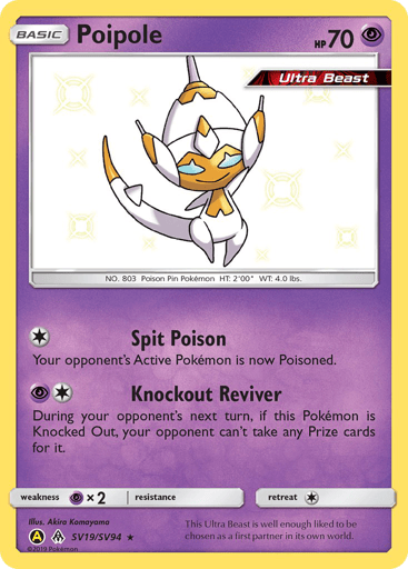 Poipole — Hidden Fates Shiny Vault #SV19