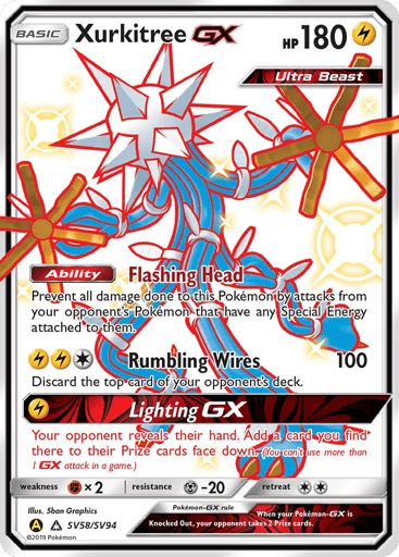 Xurkitree-GX — Hidden Fates Shiny Vault #SV58