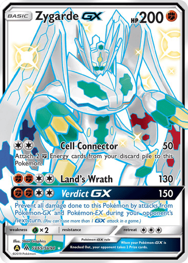 Zygarde-GX — Hidden Fates Shiny Vault #SV65