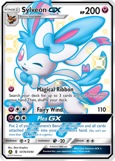 Sylveon-GX — Hidden Fates Shiny Vault #SV76