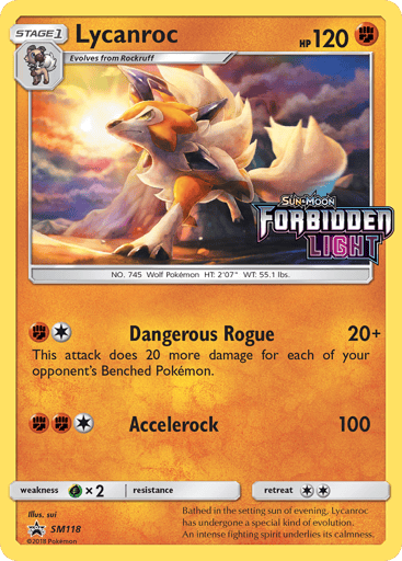 Lycanroc — SM Black Star Promos #SM118