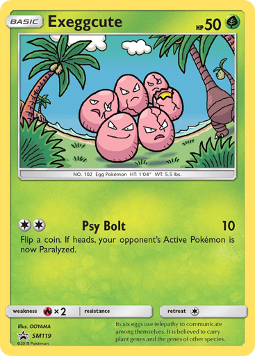 Exeggcute — SM Black Star Promos #SM119