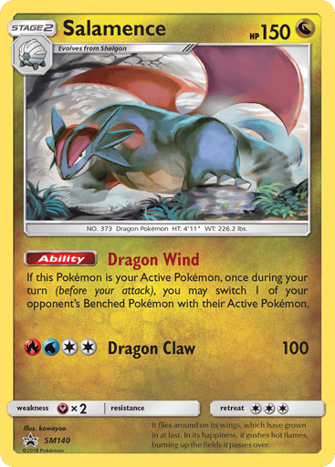 Salamence — SM Black Star Promos #SM140