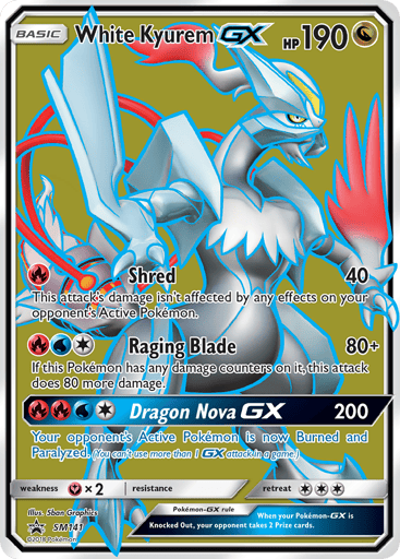 White Kyurem-GX — SM Black Star Promos #SM141