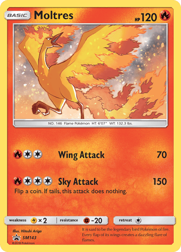 Moltres — SM Black Star Promos #SM143