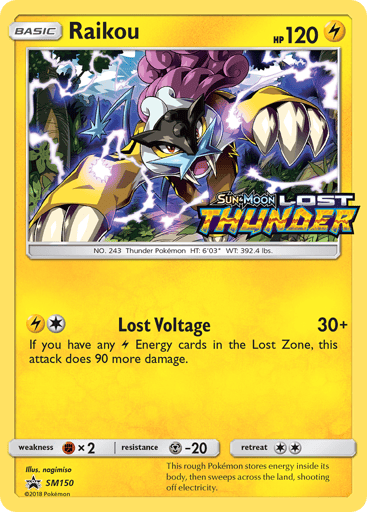 Raikou — SM Black Star Promos #SM150