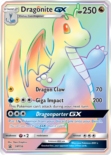 Dragonite-GX — SM Black Star Promos #SM156