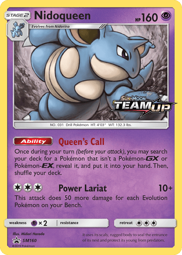 Nidoqueen — SM Black Star Promos #SM160