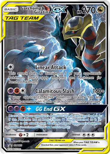 Garchomp & Giratina-GX — SM Black Star Promos #SM193