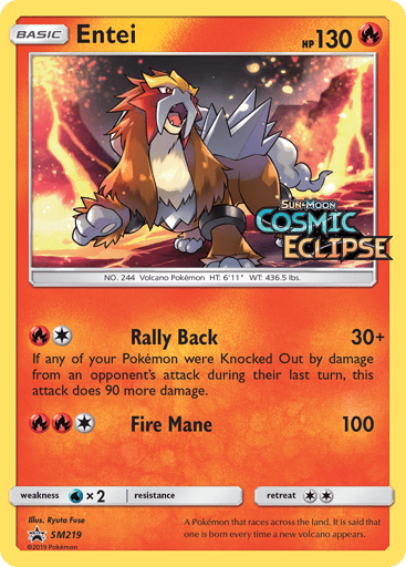 Entei — SM Black Star Promos #SM219