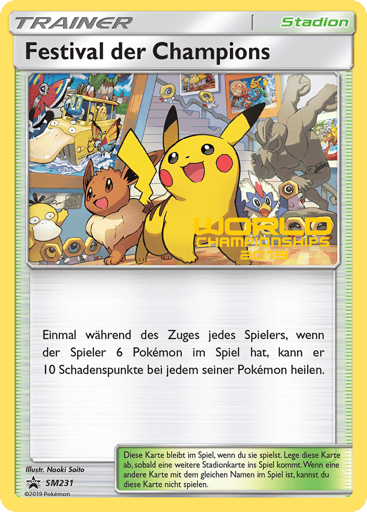 Champions Festival — SM Black Star Promos #SM231
