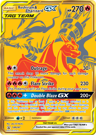 Reshiram & Charizard-GX — SM Black Star Promos #SM247