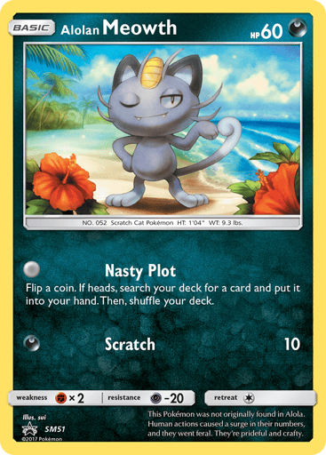 Alolan Meowth — SM Black Star Promos #SM51