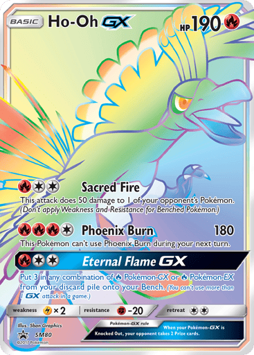 Ho-Oh-GX — SM Black Star Promos #SM80