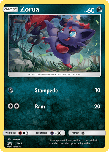 Zorua — SM Black Star Promos #SM83