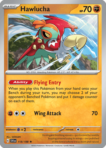 Hawlucha — Scarlet & Violet #118