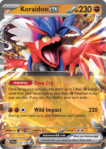 Koraidon ex — Scarlet & Violet #125