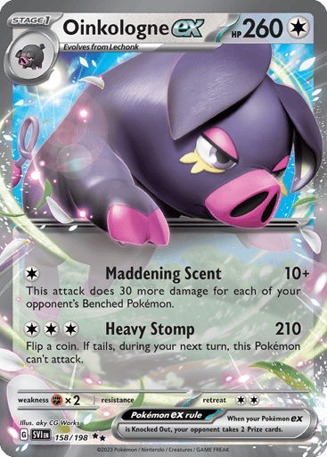 Oinkologne ex — Scarlet & Violet #158