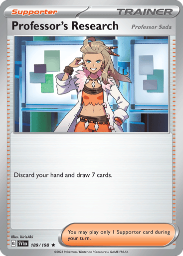 Professor's Research (Professor Sada) — Scarlet & Violet #189