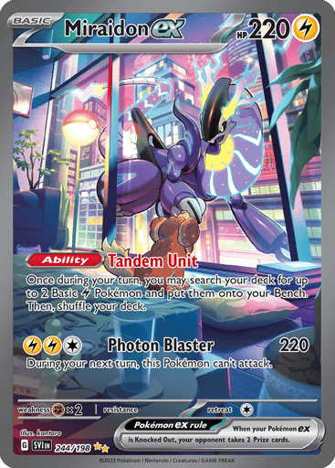 Miraidon ex — Scarlet & Violet #244