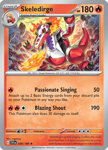 Skeledirge — Scarlet & Violet #38