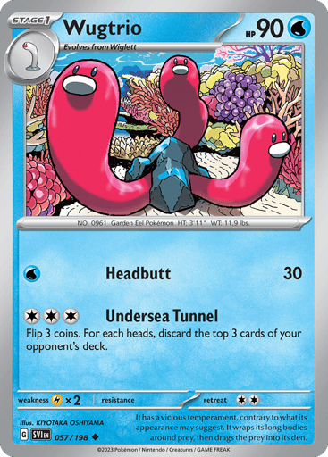 Wugtrio — Scarlet & Violet #57