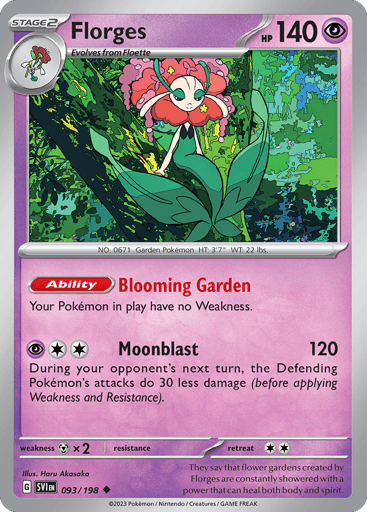 Florges — Scarlet & Violet #93