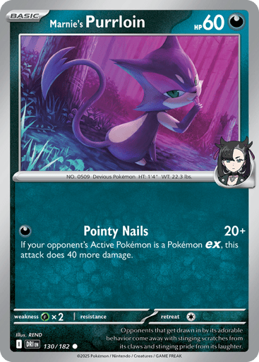 Marnie's Purrloin Price – Destined Rivals #130/182