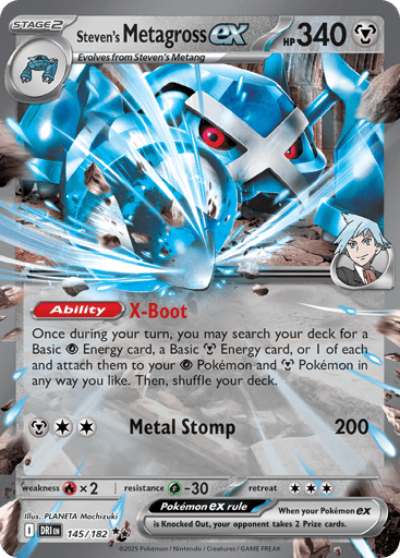 Steven's Metagross ex — Destined Rivals #145