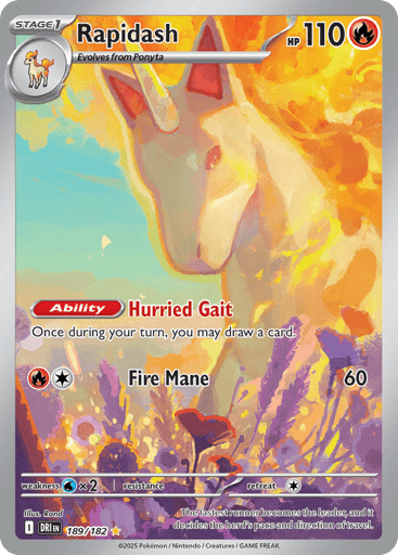 Rapidash Price – Destined Rivals #189/182 | CardTrack