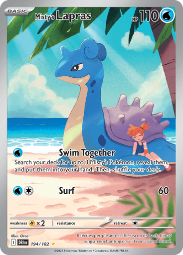 Misty's Lapras — Destined Rivals #194
