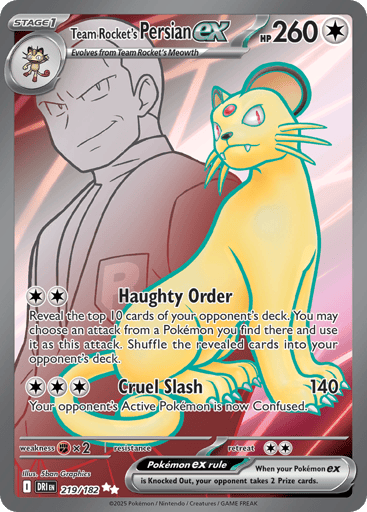 Team Rocket's Persian ex — Destined Rivals #219