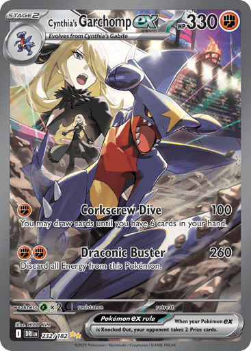 Cynthia's Garchomp ex — Destined Rivals #232