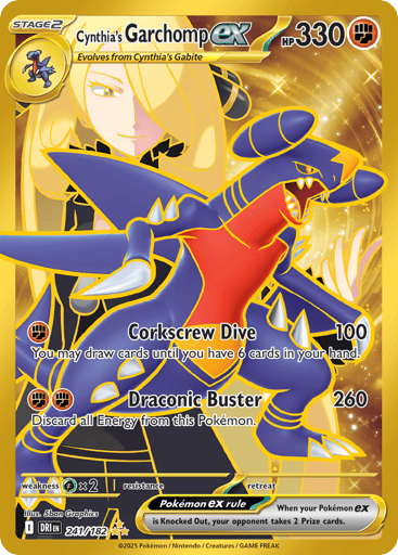 Cynthia's Garchomp ex — Destined Rivals #241