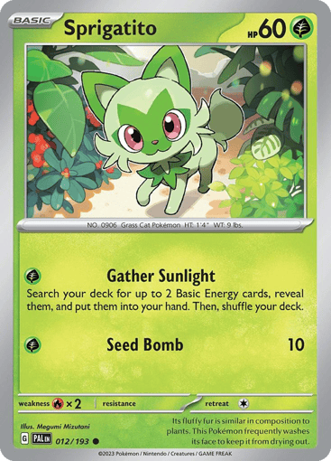 Sprigatito — Paldea Evolved #12