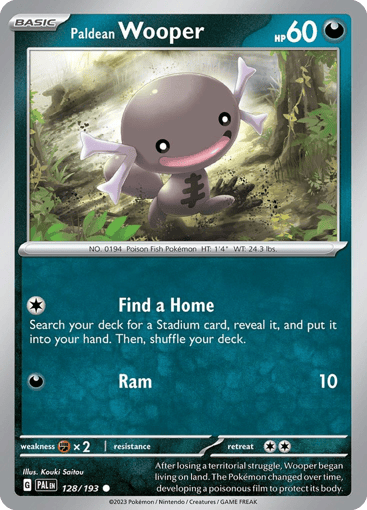 Paldean Wooper — Paldea Evolved #128